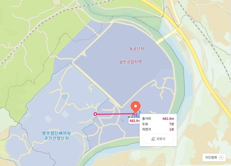 경북영주시적서동영주국가산업단지옆일반공업지역임야토지땅매매물2.jpg